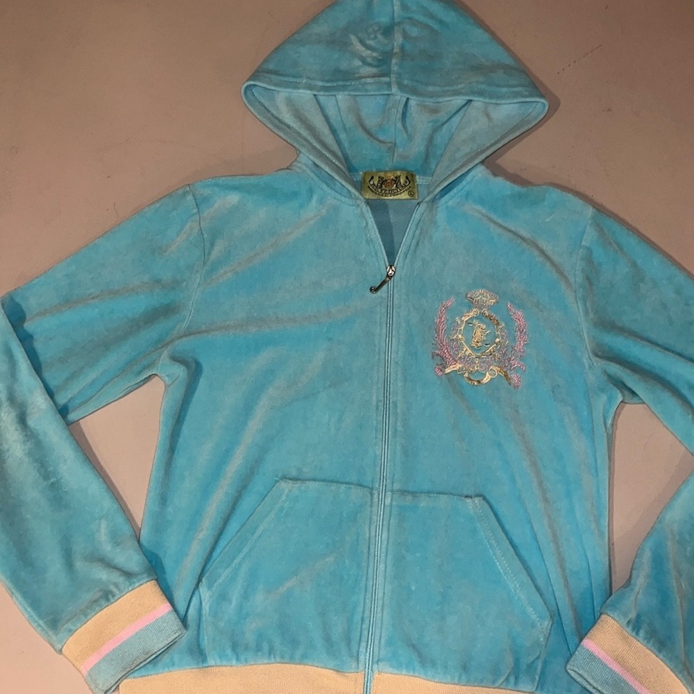 Teal Juicy Couture Zip Up